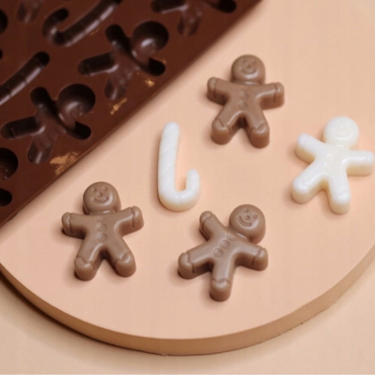 Czekoladowe ozdoby świąteczne