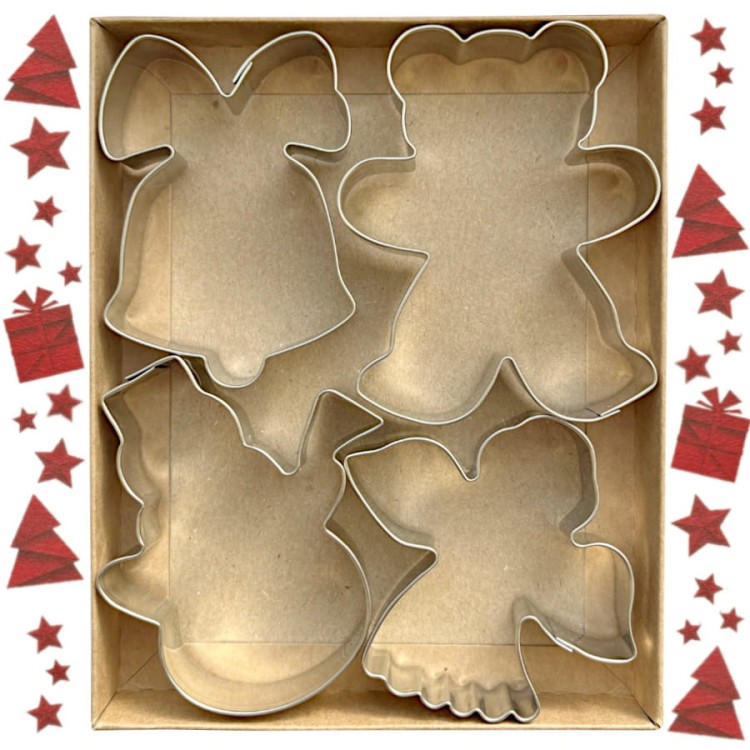 Zestaw bożonarodzeniowych wykrawaczy do ciastek