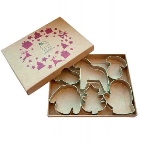 Komplet świątecznych foremek do ciastek