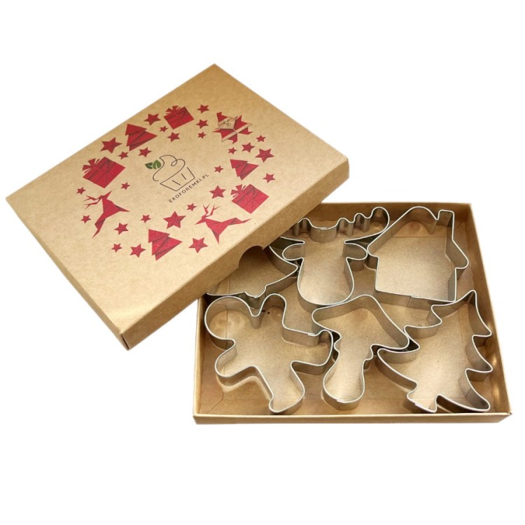 Foremki w zestawie świątecznym