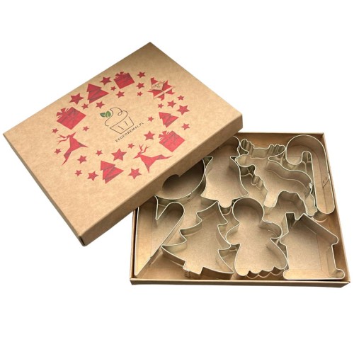 Duże zestaw świątecznych foremek do ciastek