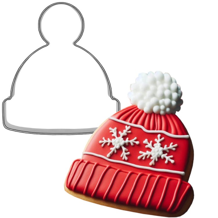 foremka czapka i ciasteczko