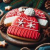 ciasteczko wykonane foremką czapka