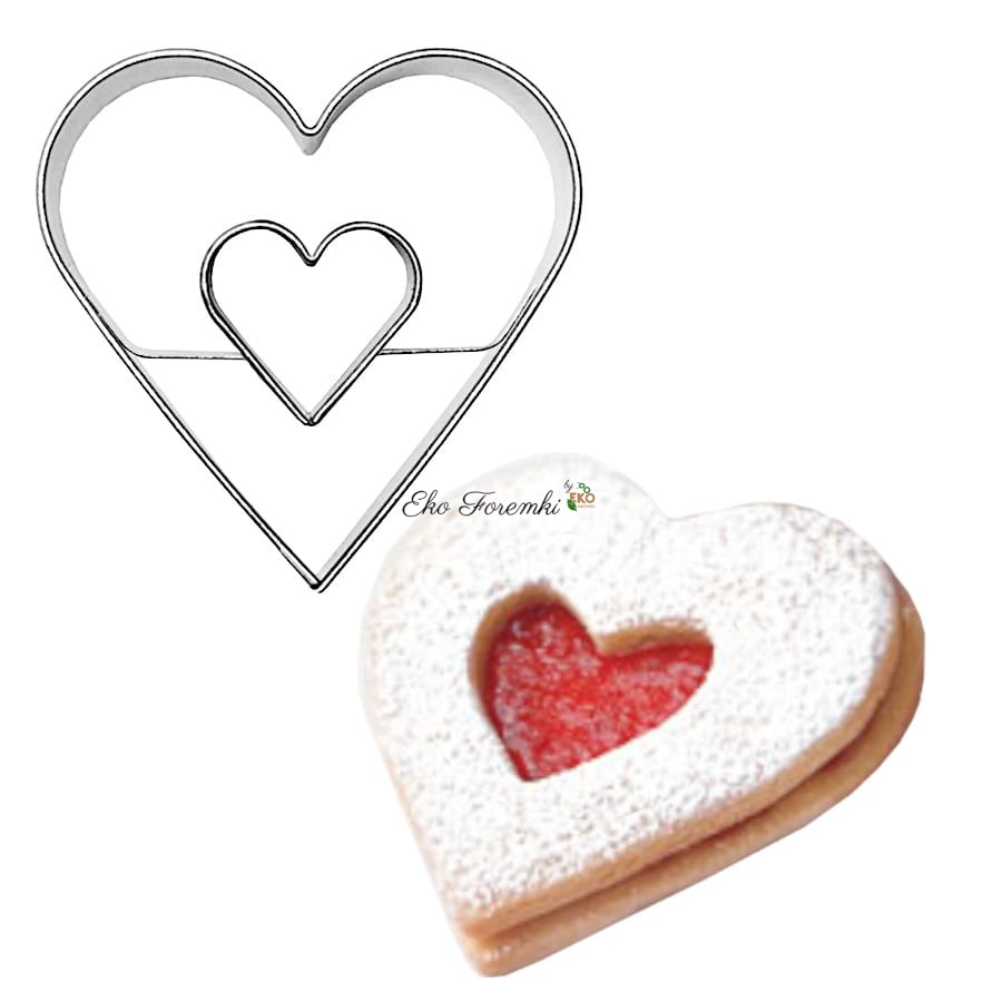 Foremka serduszko i ciasteczko