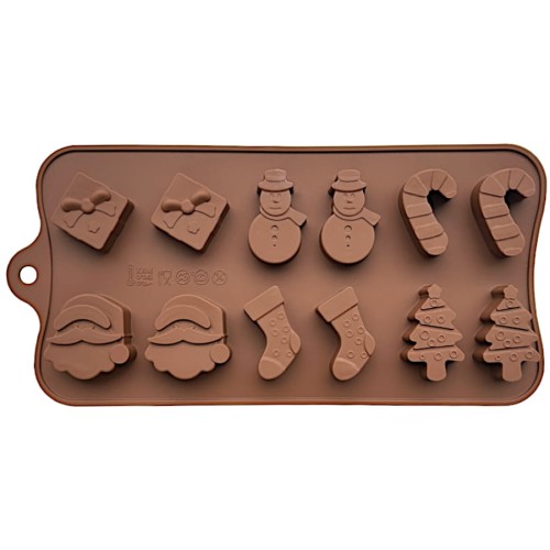 Forma silikonowa na świąteczne pralinki