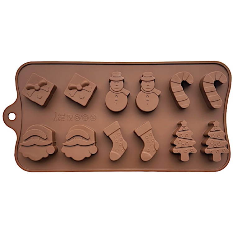 Forma silikonowa na świąteczne pralinki