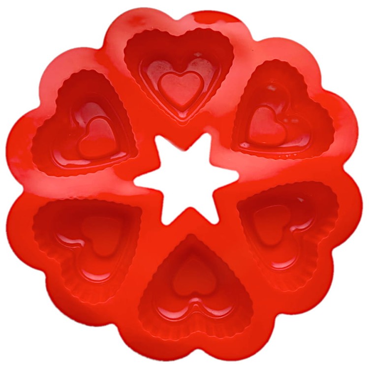 Foremka w kształcie walentynkowych serc