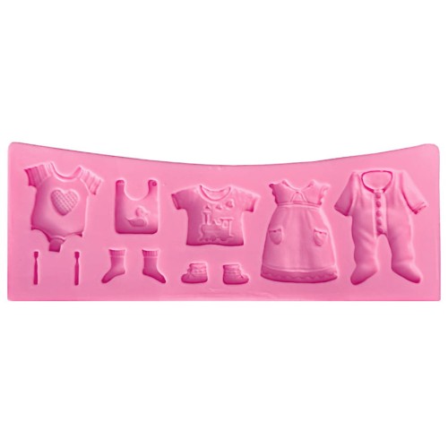 Foremka silikonowa dziecięce ciuszki