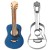Foremka do ciastek gitara