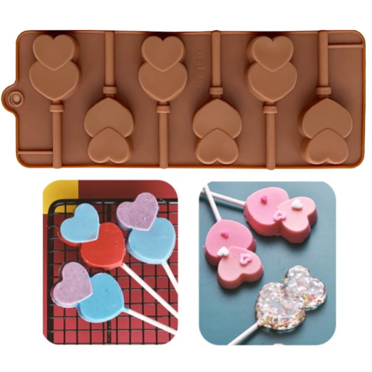 Forma silikonowa serca z czekolady