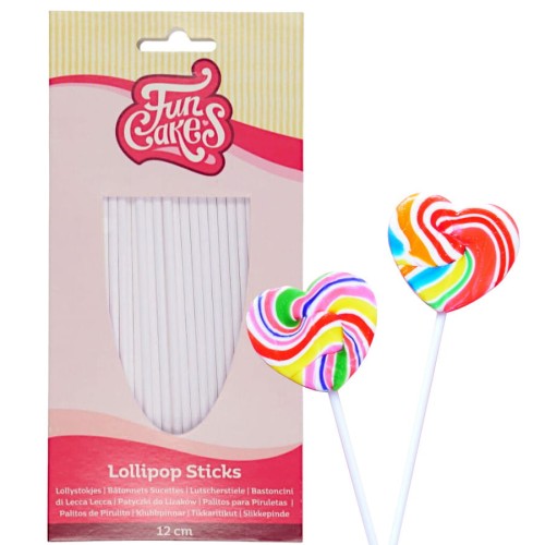 Papierowe patyczki do lizaków 13 cm