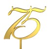 Topper na 75 urodziny