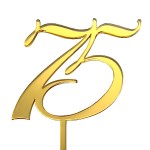 Topper na 75 urodziny