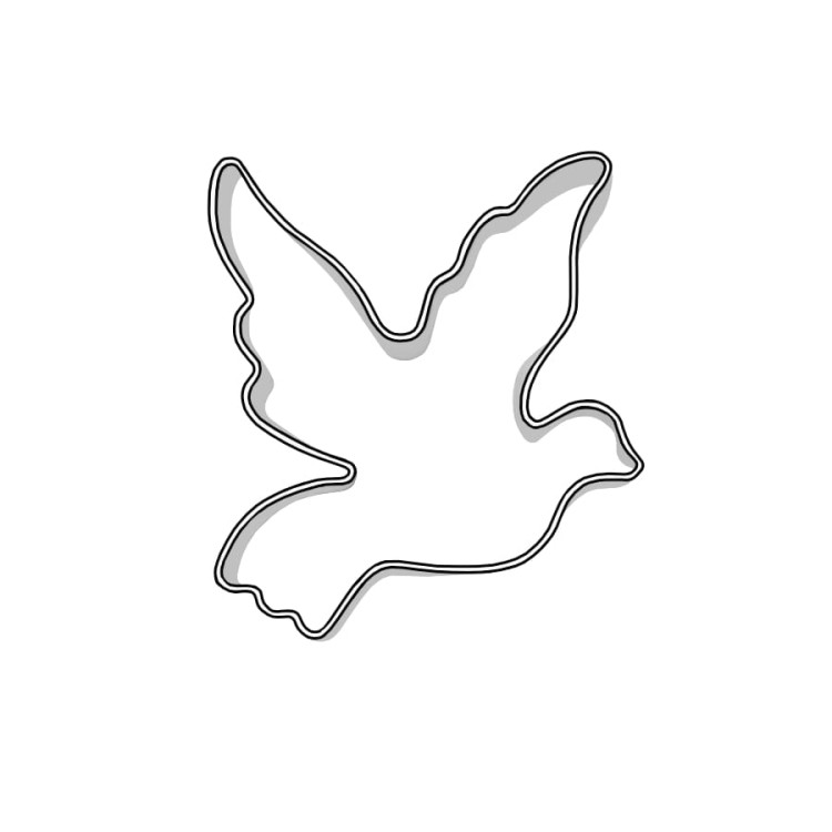 Foremka gołąbek mały wykrawacz