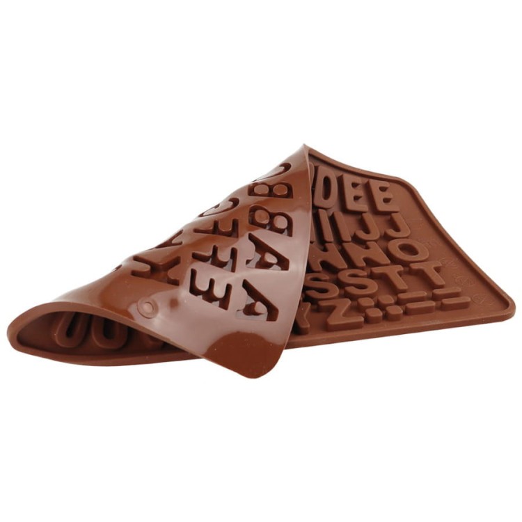 Forma alfabet do czekoladowych liter