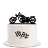 Topper motocykl na torcie