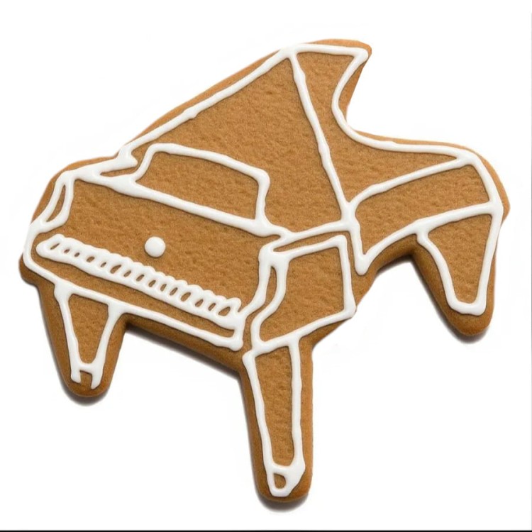 Piernik z foremki fortepian