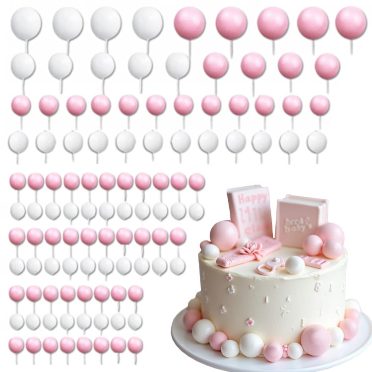 Dekoracje na baby shower kulki