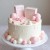 Tort na baby shower dla dziewczynki