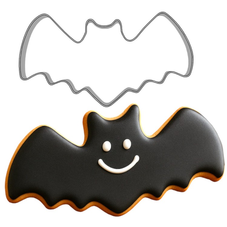 foremka i ciastko nietoperz wykrawacz na halloween