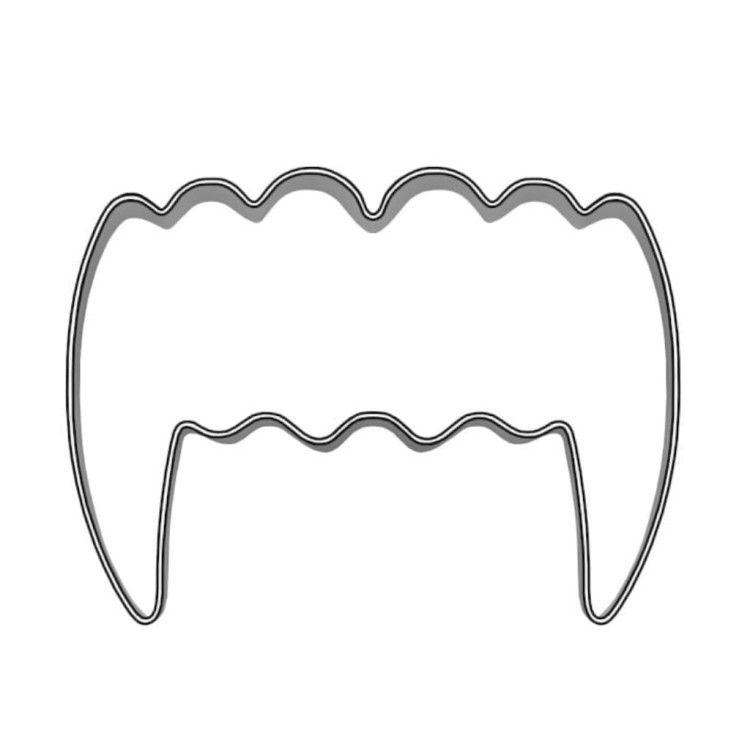 Foremka Halloween zęby wampira