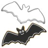 Foremka nietoperz i ciasteczko na Halloween