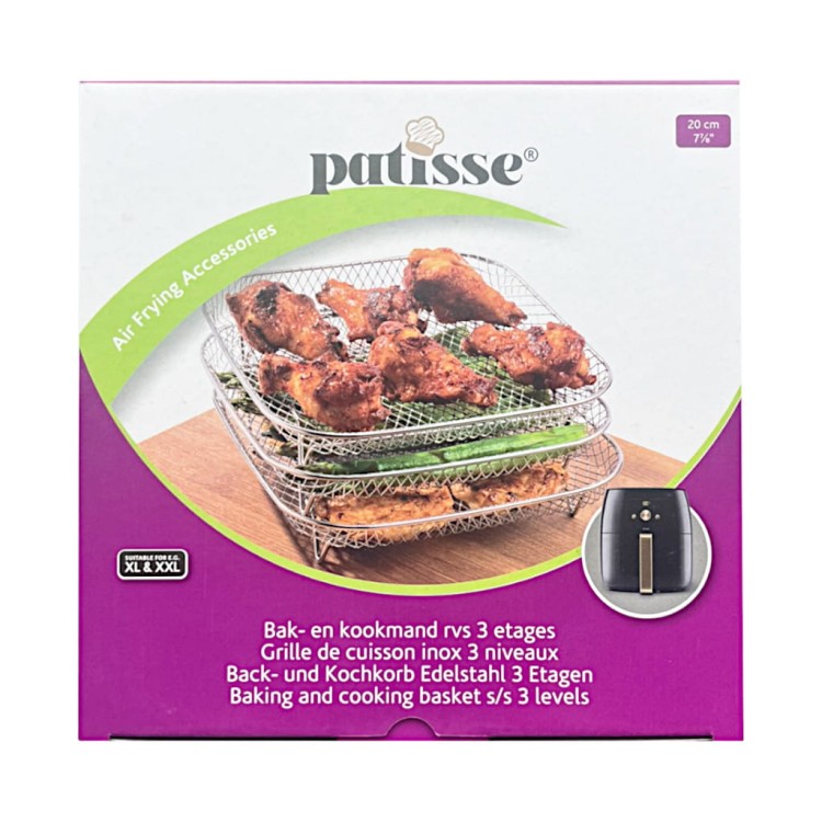 Ruszt do air fryera 3-poziomowy