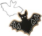 Foremka nietoperz i ciasteczko na Halloween