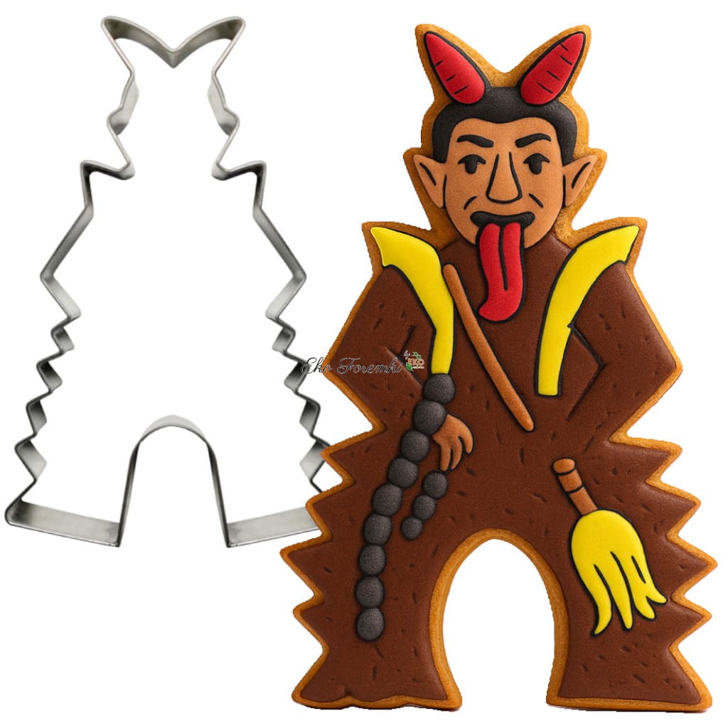 Foremka diabeł do wycinania ciasteczek na Halloween
