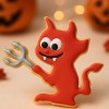 ciasteczko diabełek zdjęcie lifestylowe dekoracja Halloween