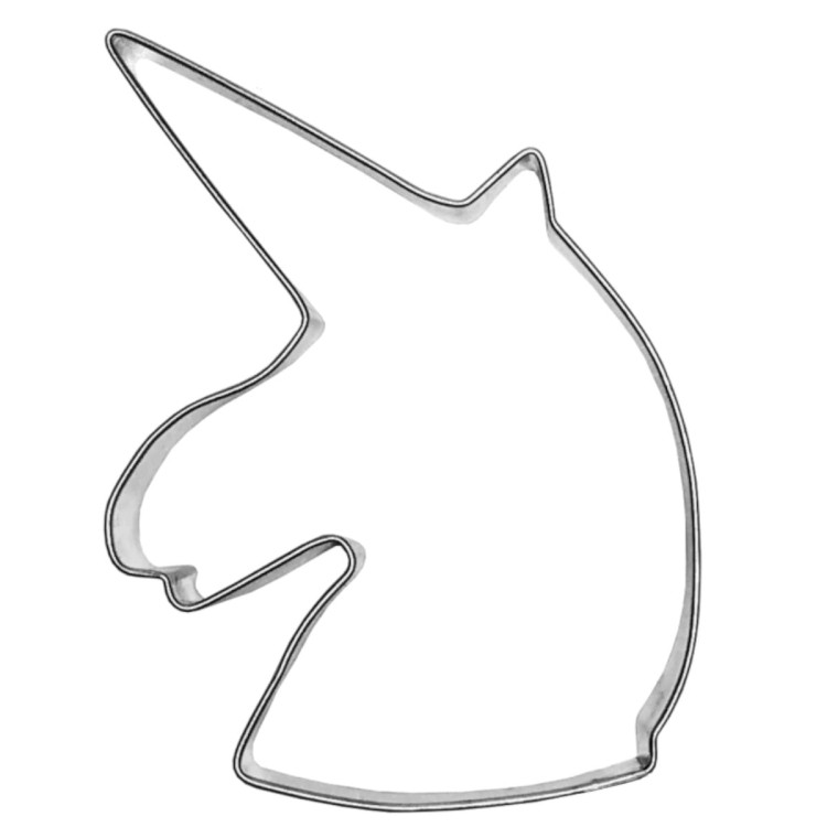 Foremka głowa jednorożca do wycinania ciastek