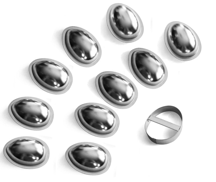 Formy do pieczenia pisanek 3D wykonane ze stali ocynowanej