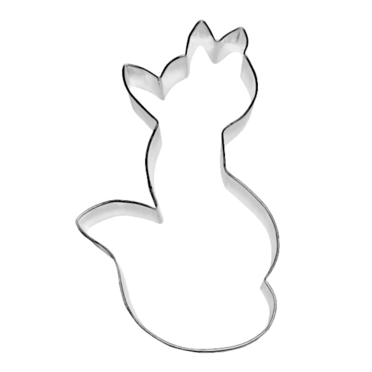 Foremka do ciastek w kształcie siedzącego liska