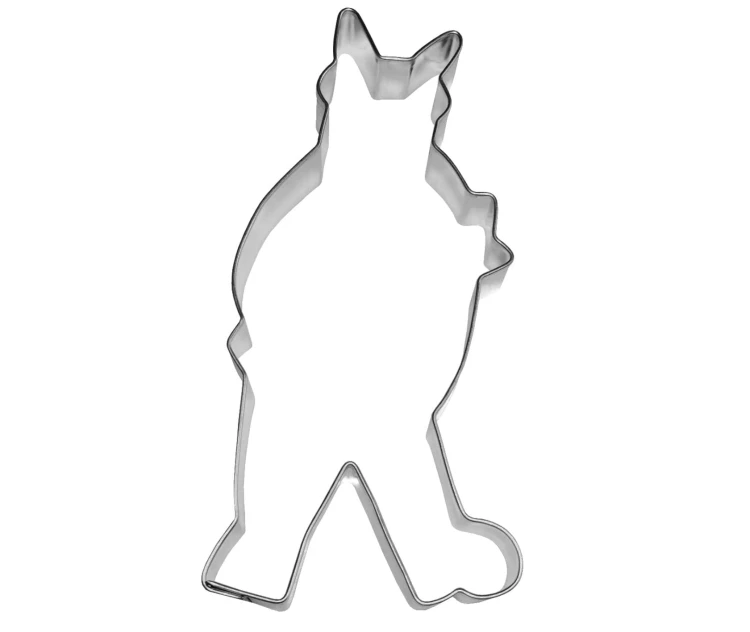 foremka w kształcie diabełka do wykrawania ciastek na Halloween