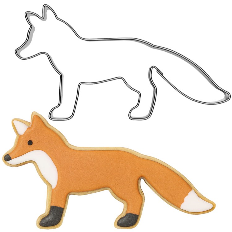 Foremka do ciastek i ciasteczko udekorowane kolorowym lukrem