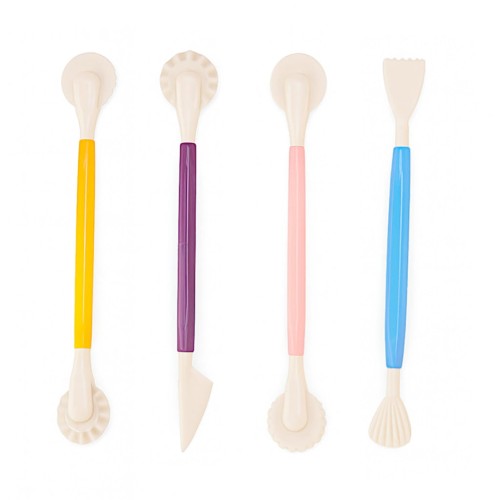 Szpatuły dekoratorskie do masy cukrowej 4 sztuki