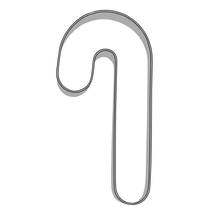 Foremka w kształcie laski cukrowej ze stali nierdzewnej