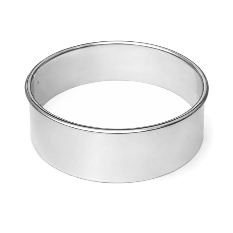 Wykrawacz / obręcz cukiernicza ze stali nierdzewnej o średnicy 9 cm – do pierogów i deserów