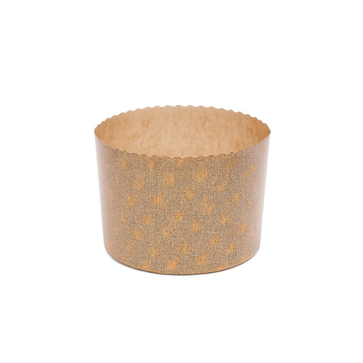 Papierowa forma do panettone z dekoracyjnym wzorem