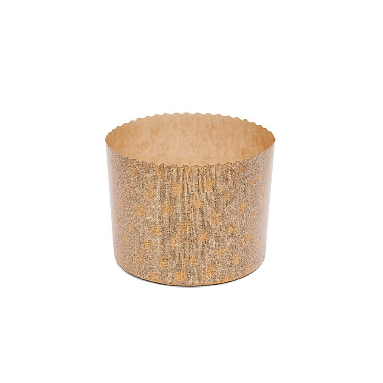 Wielkanocna papierowa forma do panettone drożdżowej z dekoracyjnym wzorem