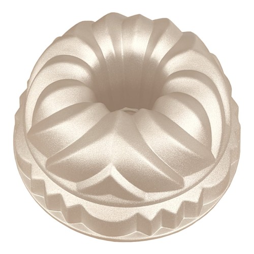 Metalowa dekoracyjna forma do pieczenia babki z linii premium Patisse o rzeźbionym, eleganckim kształcie