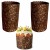 Zestaw ozdobnych papierowych form do panettone o średnicy 7 cm wraz z gotowym wypiekiem