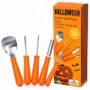Oryginalne opakowanie zestawu Birkmann z 5 narzędziami do carvingu i wycinania dyni na Halloween
