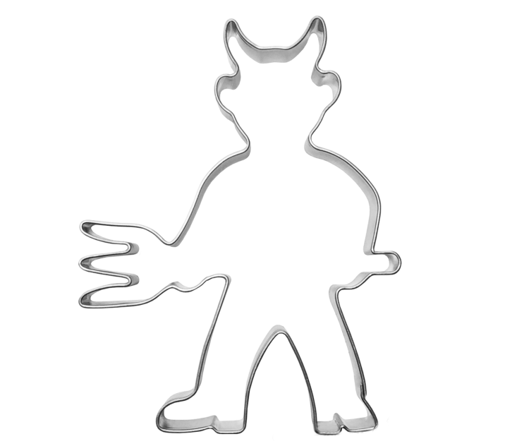 wykrawacz do pierników diabeł z widłami