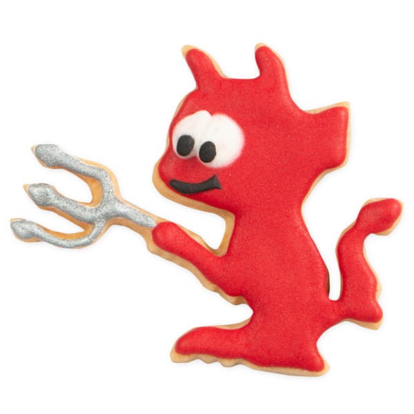 Ciasteczko w kształcie diabełka z widłami