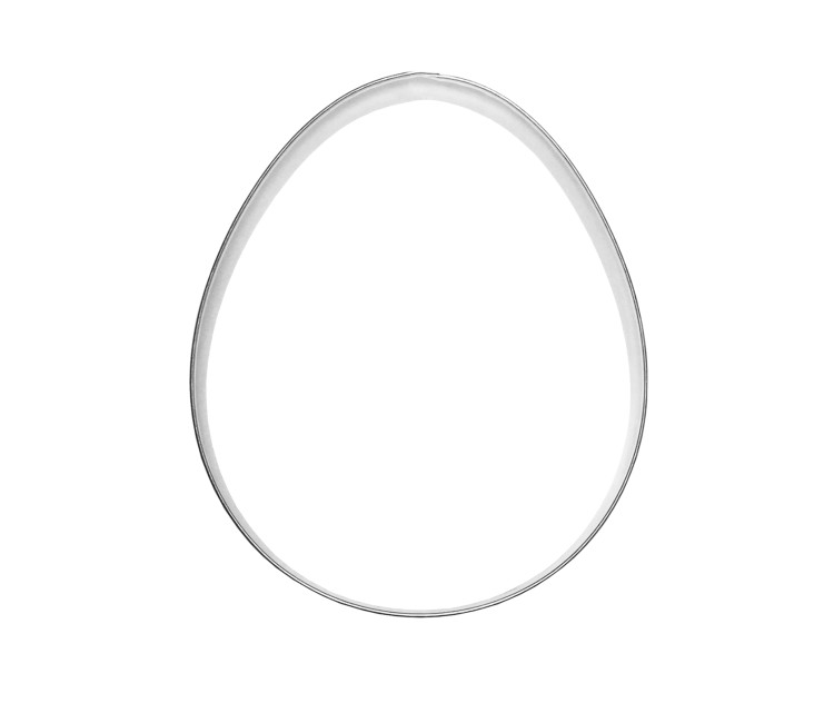 Foremka do wykrawania ciastek w kształcie jajka