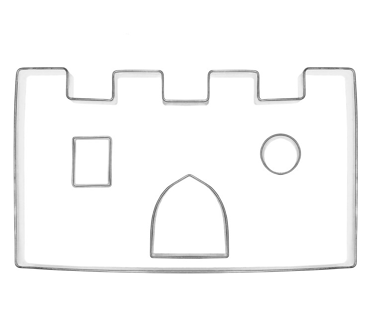 Foremka zamek obronny 3D