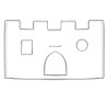 Foremka zamek 3D