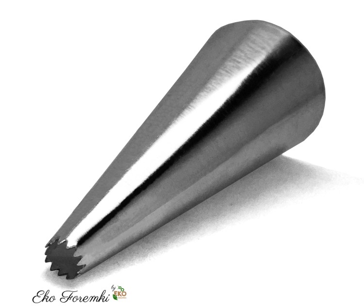 Tylka cukiernicza mała gwiazdka z drobnymi ząbkami