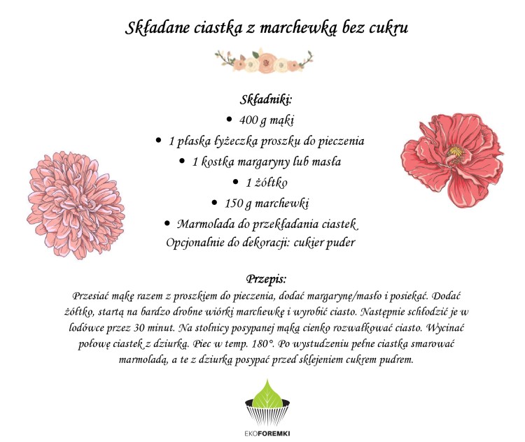 Składane ciastka z marchewką bez cukru1.jpg